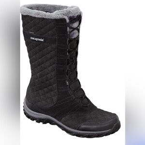 Patagonia Women's Black Quilted Winter Boots